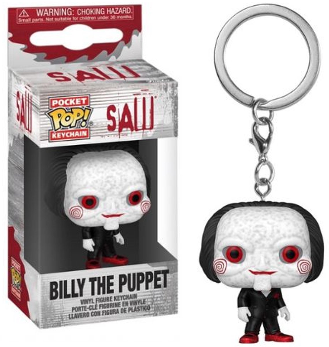 Funko poche pop! porte-clés horreur : scie - Billy la marionnette