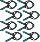 Wolfcraft - 8 pinces à ressort pro - pince à ressort 60 mm - pince à bâche - pince de marché - extra forte - pinces à bâche 60 mm - 8652000