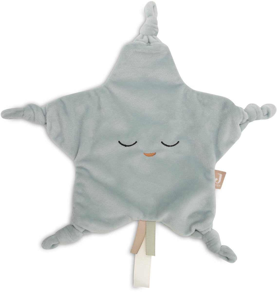 Jollein - tétine petite étoile - tétine doudou bébé - 100% polyester - vert d'eau