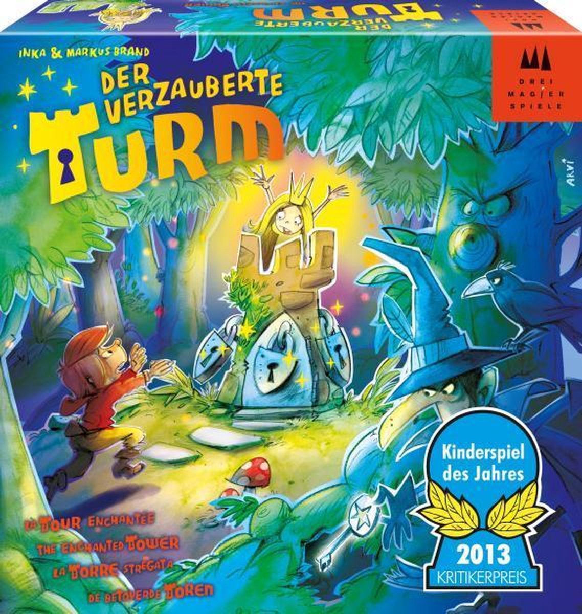 Jeux des trois magiciens de la tour perdue - jeu de société