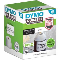 Étiquettes dymo lw 2112287 autocollantes blanches