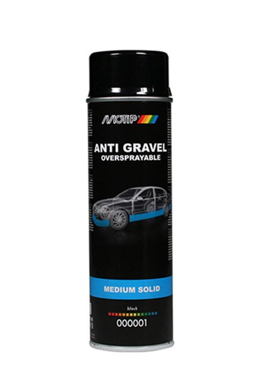 Peinture en aérosol anti-rayures noire (500ml)
