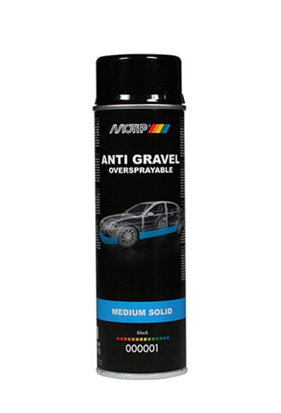 Peinture en aérosol anti-rayures noire (500ml)
