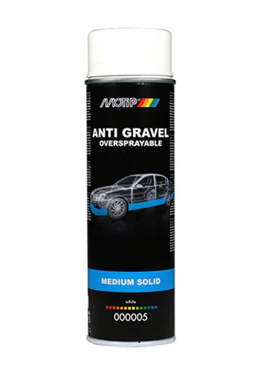 Motip 1051453 - bombe aérosol blanche anti-gravillons 500 ml | 1 pièce