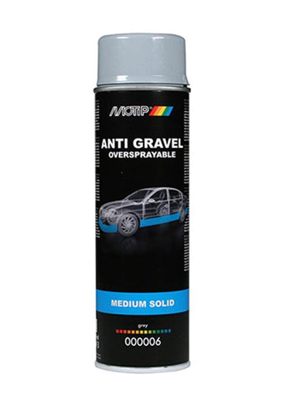 Motip 1051454 - bombe aérosol grise anti-gravillons 500 ml | 1 pièce