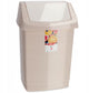 Poubelle Curver, plastique, beige, 38,5 x 33,5 x 63,5 cm