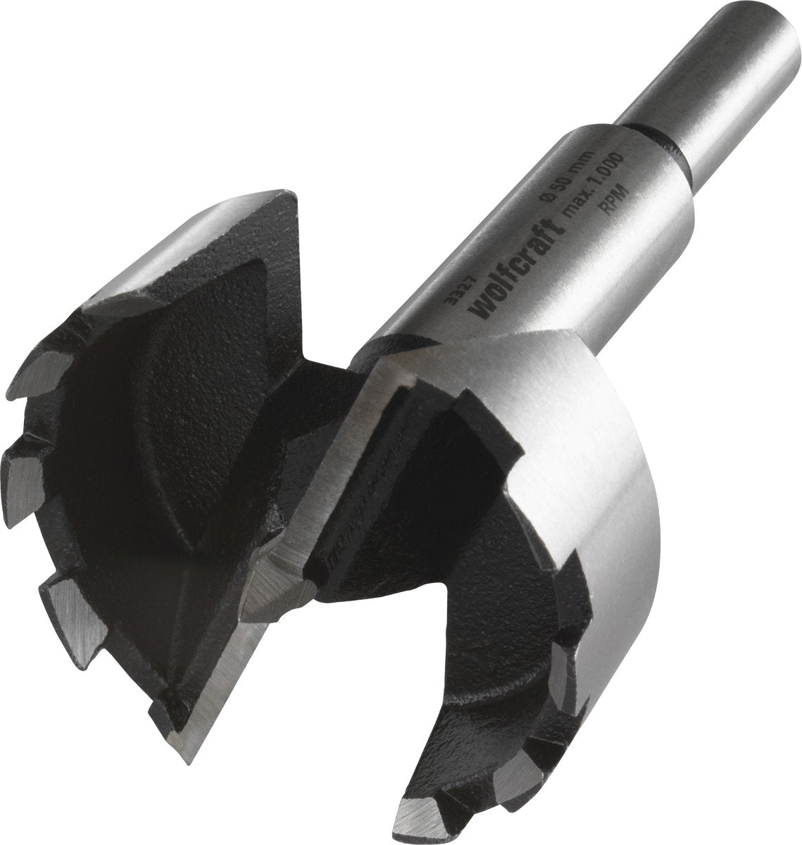 Wolfcraft - foret Forstner 50 mm - perceuse à culasse - perceuse cylindrique à bois - 3327000