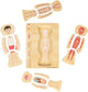 Bigjigs en bois anatomiepuzzel - garçon, 26e.