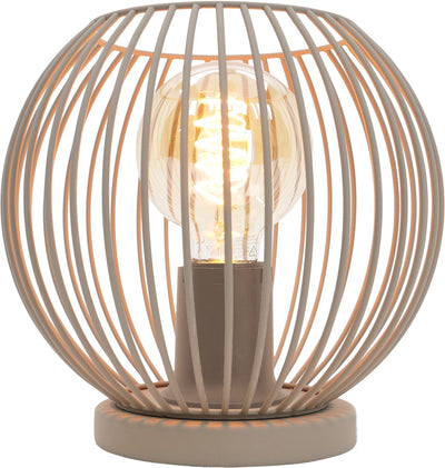 Lampe de table Eglo Lindero - E27 - ø 20 cm - coloris sable beige