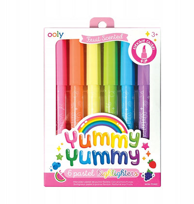 Ooly - yummy yummy - surligneurs parfumés - 6 pièces