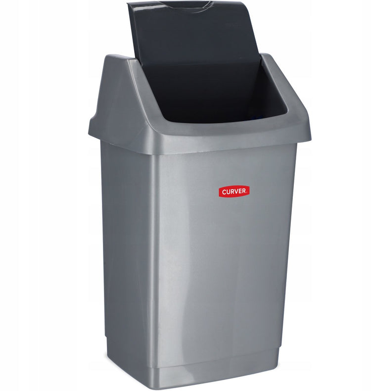 Curver panier multifonctionnel click-it en plastique argent, plastique, gris, 9 l