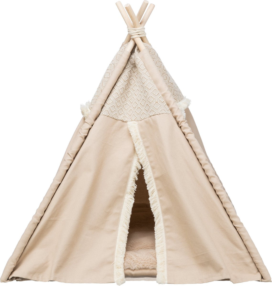 Trixie Cat Basket Tipi Boho Beige
