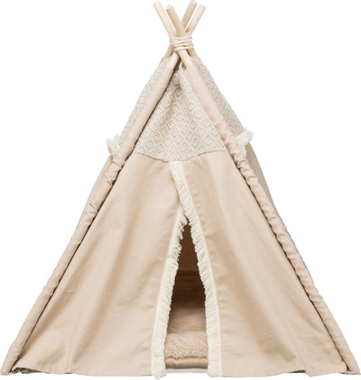 Trixie Cat Basket Tipi Boho Beige