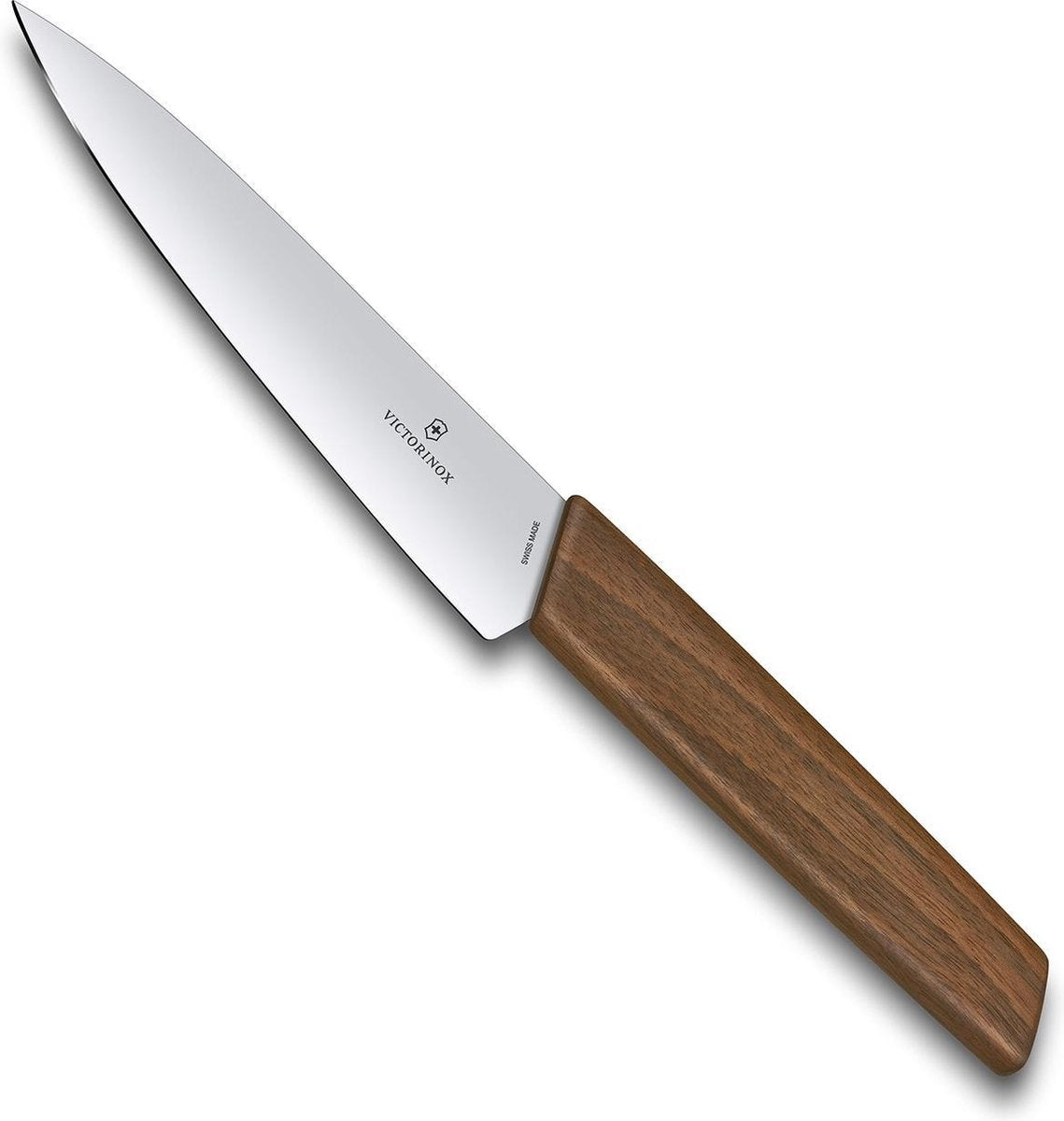 Victorinox couteau de chef suisse moderne 15cm bois de noyer