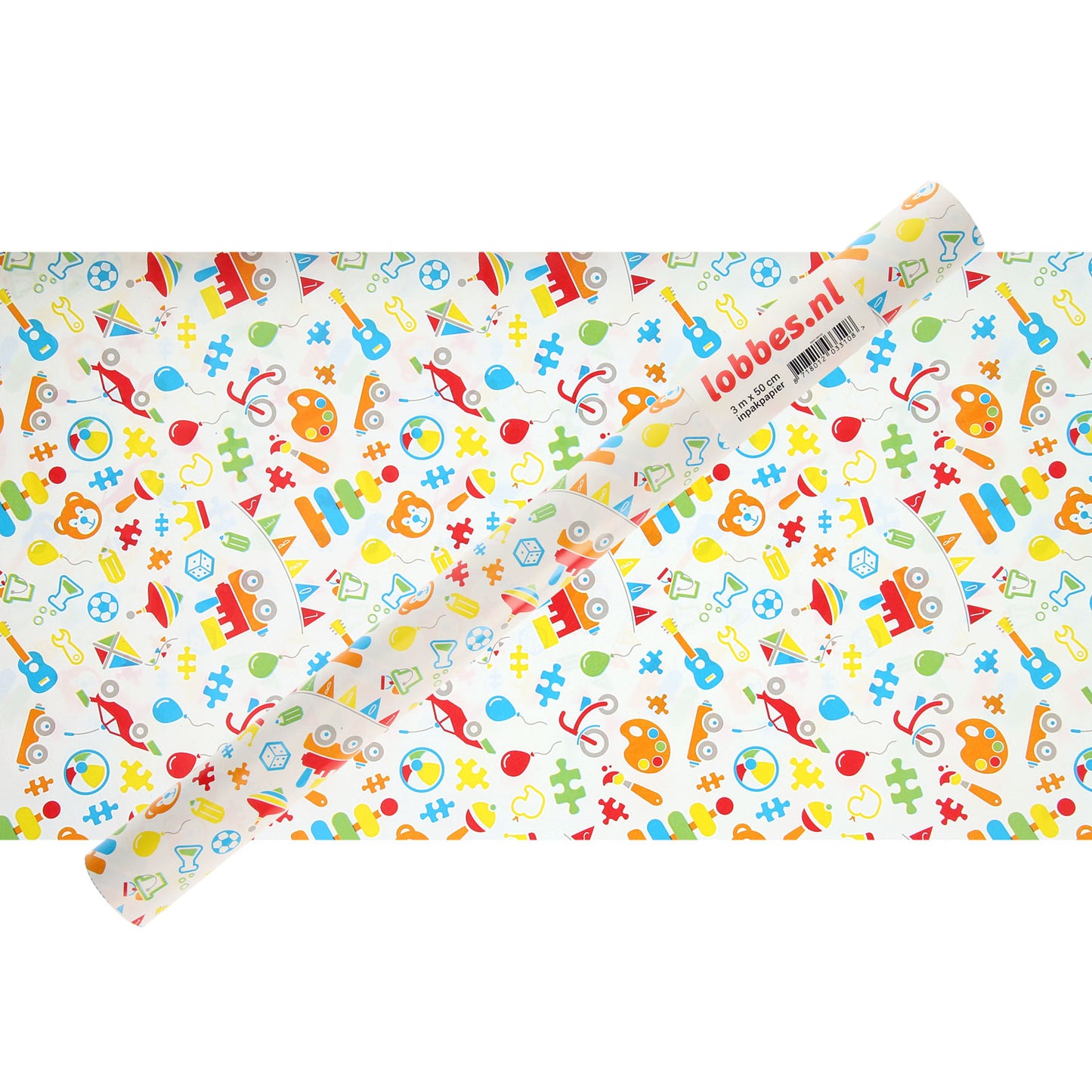 Jouets en papier d'emballage Lobbes, 3 m