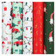 Collection de Noël en papier cadeau, 50 rouleaux