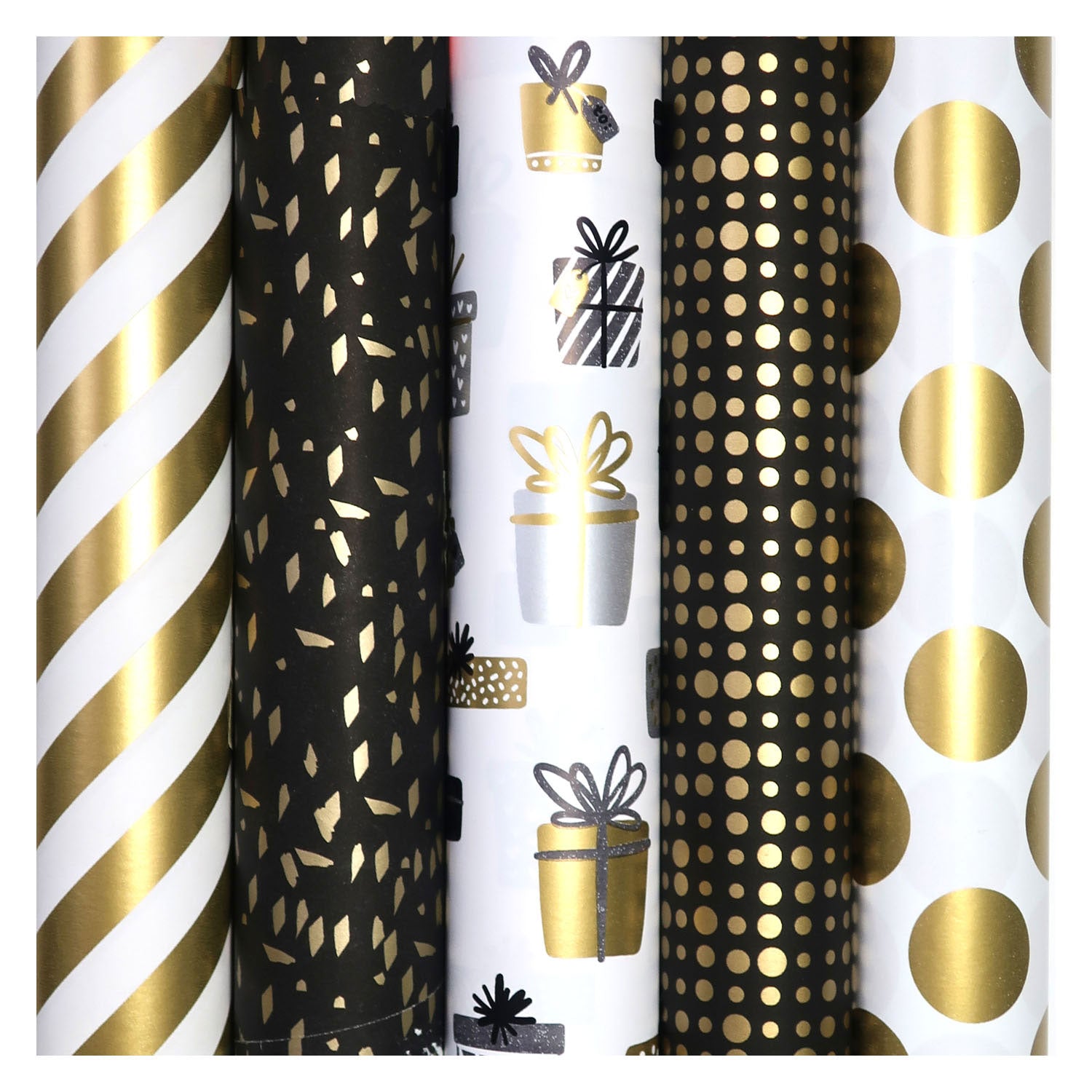 Collection de papier de betteraves en papier cadeau, 50 rouleaux