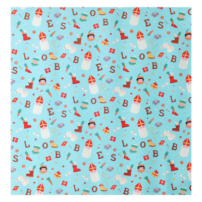 Lobbes Sinterklaas en papier d'emballage, 5mtr.