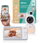 Babyphone Alecto avec caméra et application - babyphone bimode dvm2060 - écran couleur 5″ et WiFi - extensible à 4 caméras - regarder via écran et application - blanc