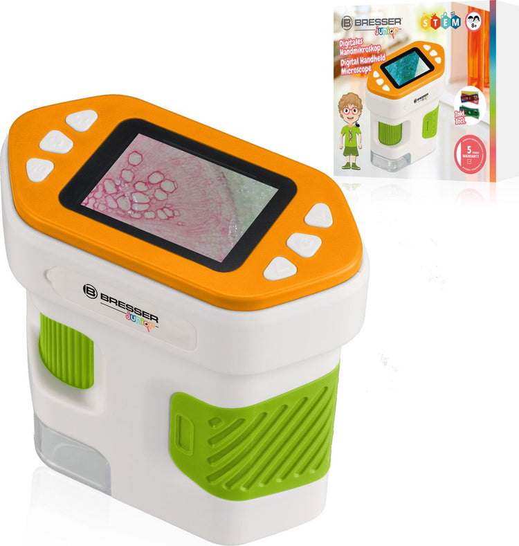 Bresser junior - microscope - microscope à main - portable - emmenez-le dehors !