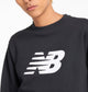 Pull homme New Balance Sport Core Brushed Crew - noir