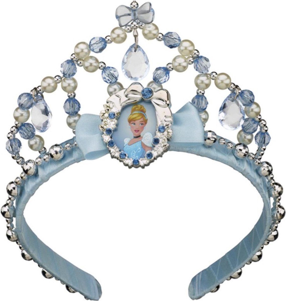 Déguisement princesse disney - cendrillon, diadème classique, taille unique enfant, fille