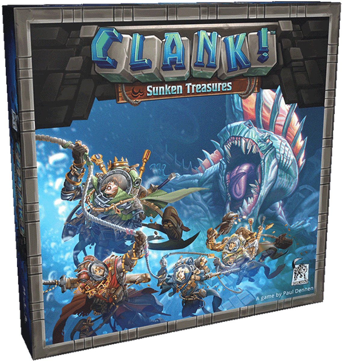 Clanquez le jeu de société Asmodee ! aventure d'expansion des trésors engloutis.