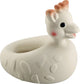 Jouet de bain so'pure Sophie la girafe - jouets de bain - canard en caoutchouc - 100% caoutchouc naturel - 11x8x11 cm - ok-biosourcé - dès 0 mois - beige marron