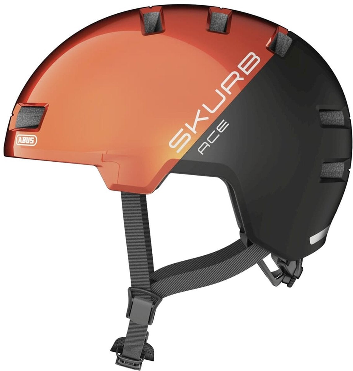 Abus casque skurb as poisson rouge orange l 58-61cm