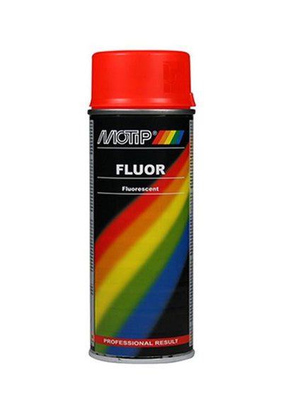 Motip 1051388 - vernis fluorescent rouge-orange bombe aérosol 400 ml | 1 pièce