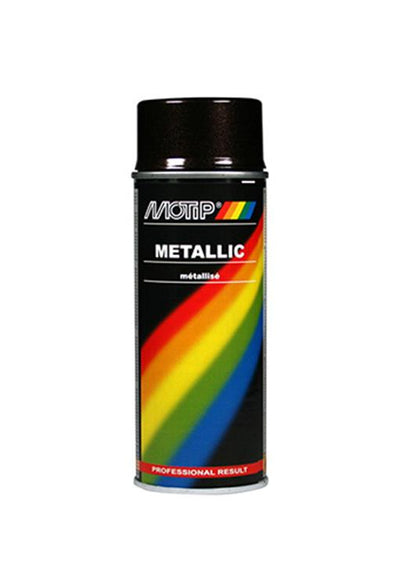 Motip 1051410 - peinture métallisée marron bombe aérosol 400 ml | 1 pièce