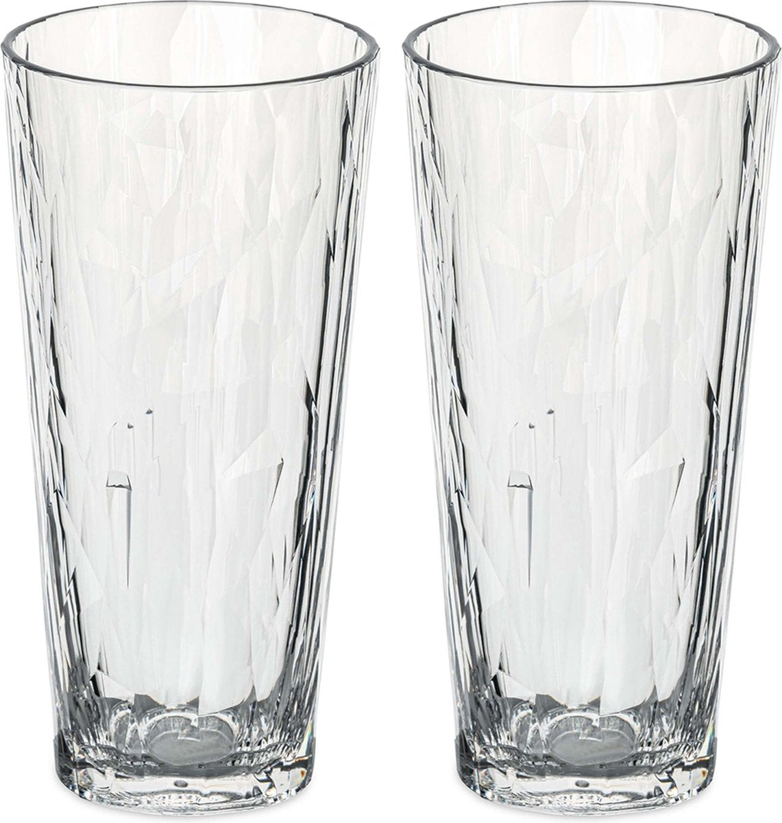 Koziol - club de super verre no. 19 verre 250 ml lot de 2 pièces - thermoplastique - transparent -