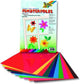 Film pour vitrage Folia 23x33cm 10 feuilles - couleurs assorties