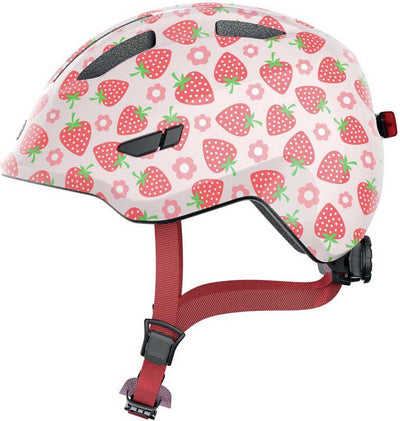 Abus Helms Smiley 3.0 LED ROSE Strawberry M 50-55cm