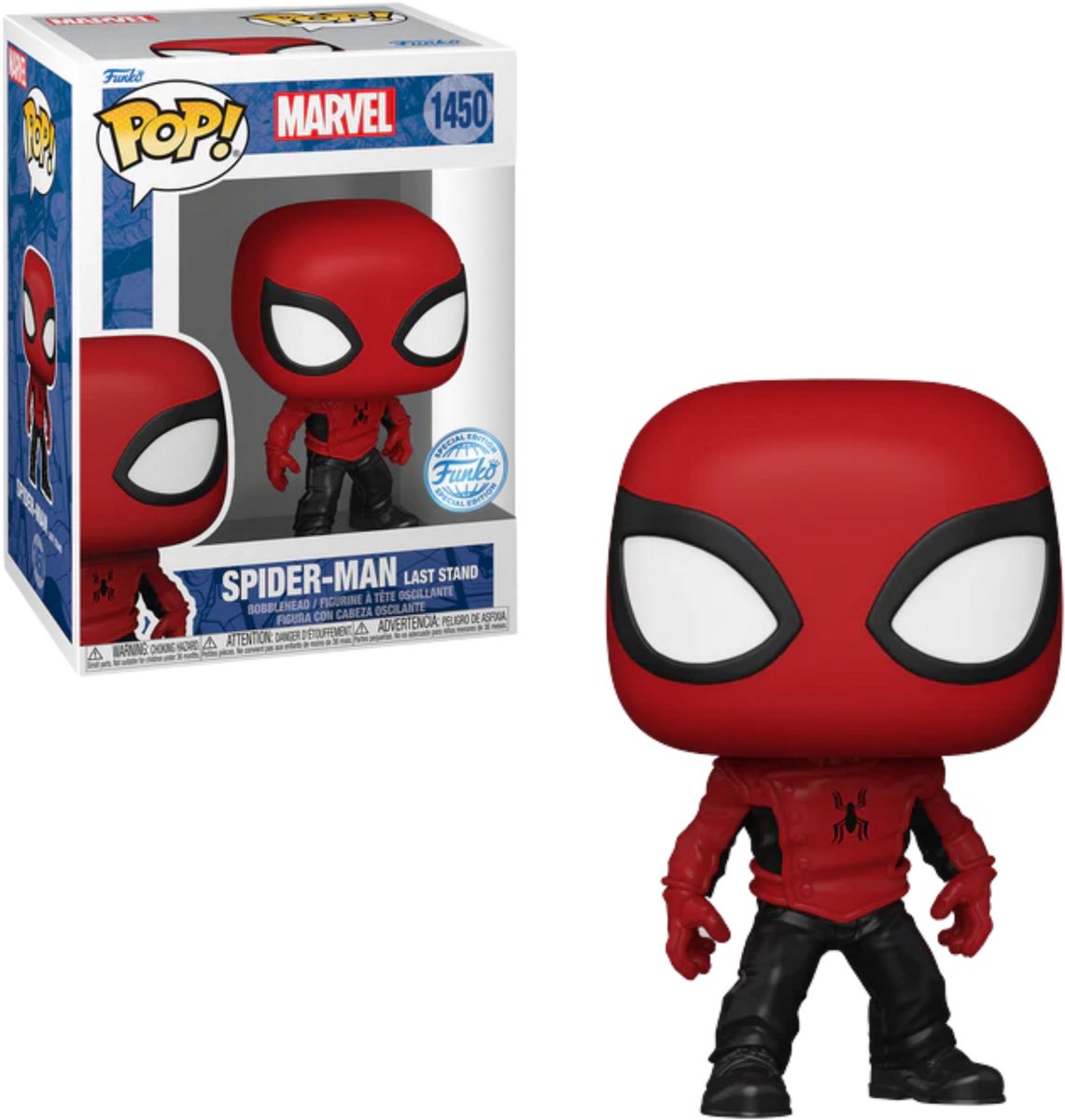 Funko-pop ! Marvel : Spider-Man Last Stand #1450 px exclusif