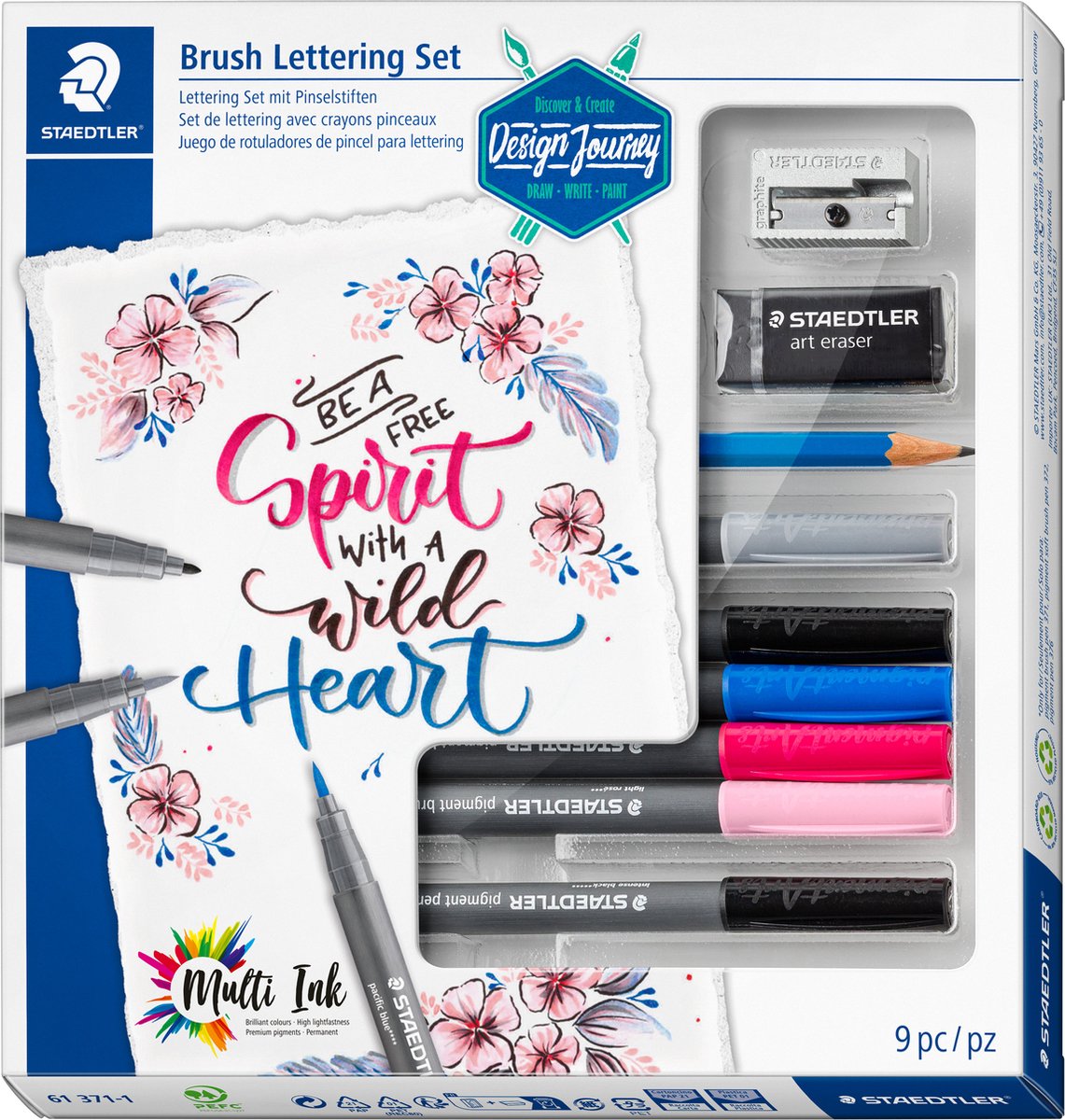 Set de lettrage au pinceau Staedtler