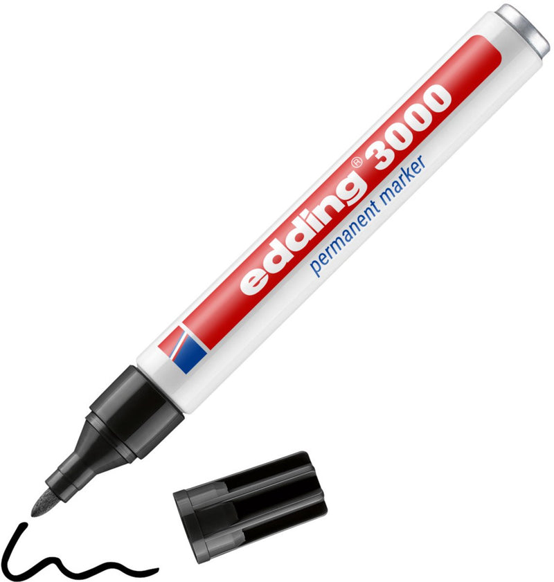 Feutre Edding 3000 rond 1,5-3mm noir