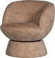 Fauteuil pivotant Woood shuffle - polyester - naturel - 72x73x71