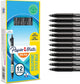 Stylos à bille Paper Mate Inkjoy 300rt avec bouton poussoir | pointe moyenne (1,0 mm) | noir | 12 pièces