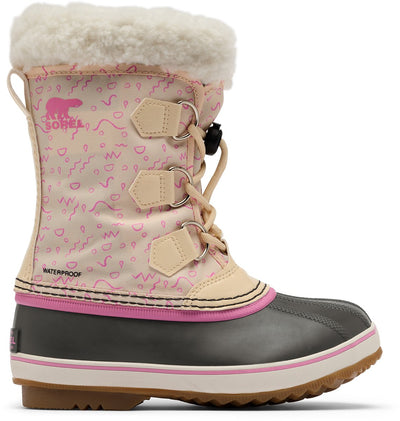 Bottes de neige unisexes Sorel yoot pac™ nylon wp - blanc miel, orchidée