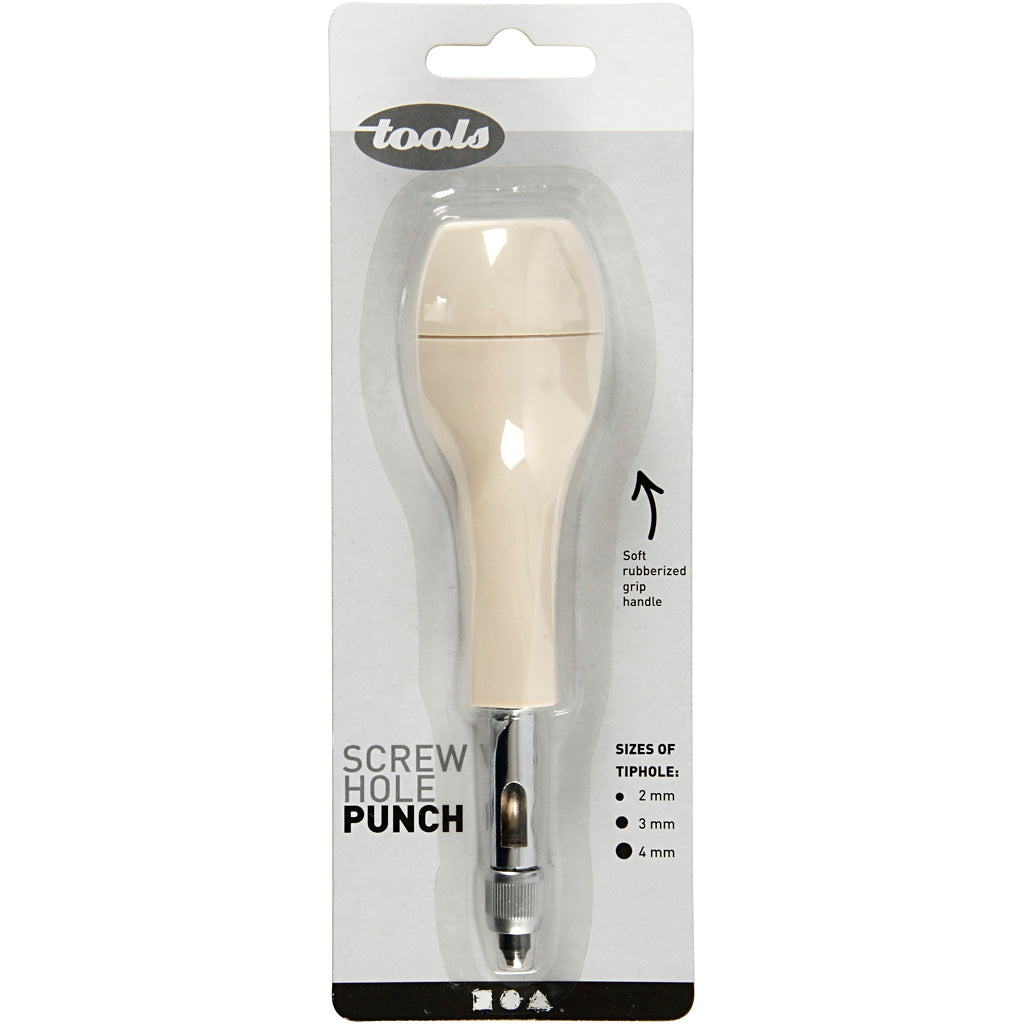 Poinçon à vis Creativ company, taille de trou 2+3+4 mm, 1 pièce