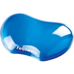 Support de poignet Fellowes Crystals™ Gel Caoutchouc Bleu
