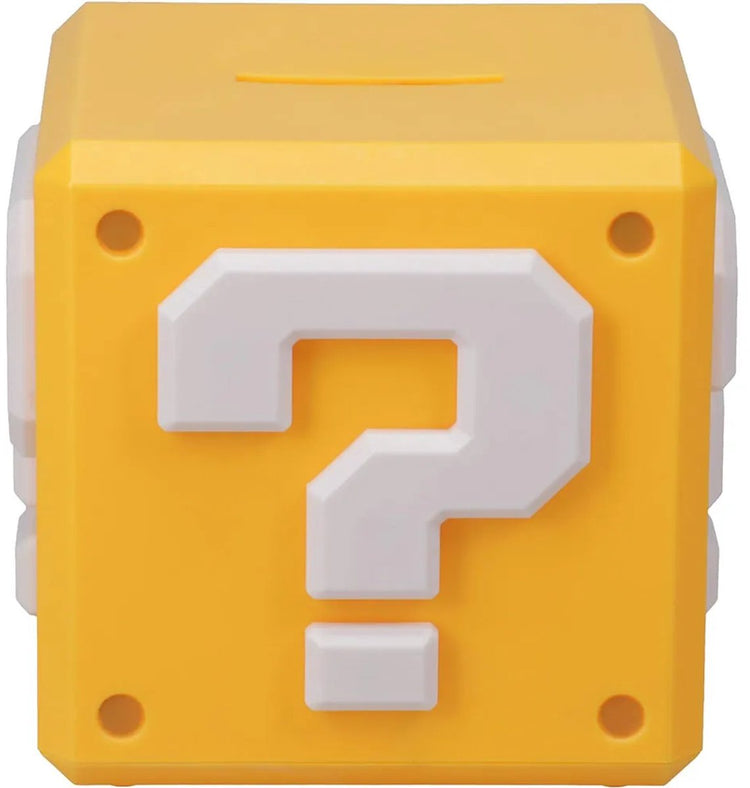 Paladone Tirelire Super Mario Question Block – Tirelire sous Licence Officielle Nintendo, 12 cm