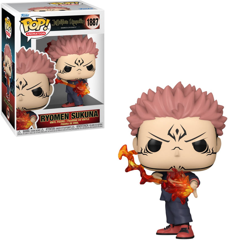 Funko Jujutsu Kaisen Sukuna (Fire Arrow) Figurine en vinyle 1887 Unisexe Pop! - neutre - standard
