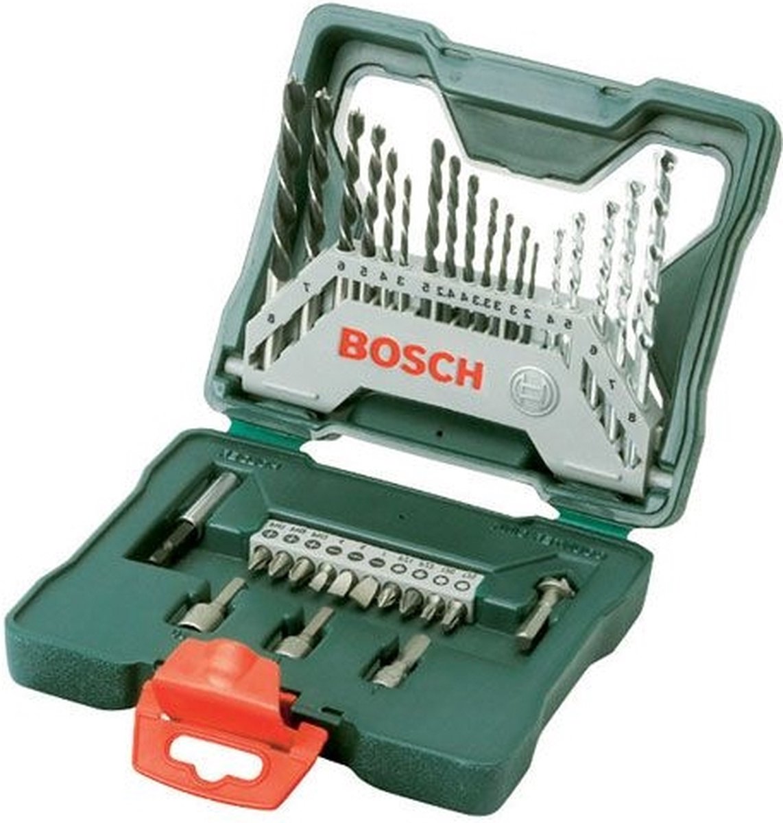 Bosch x-line - jeu de forets - 33 pièces - pour bois, métal et pierre