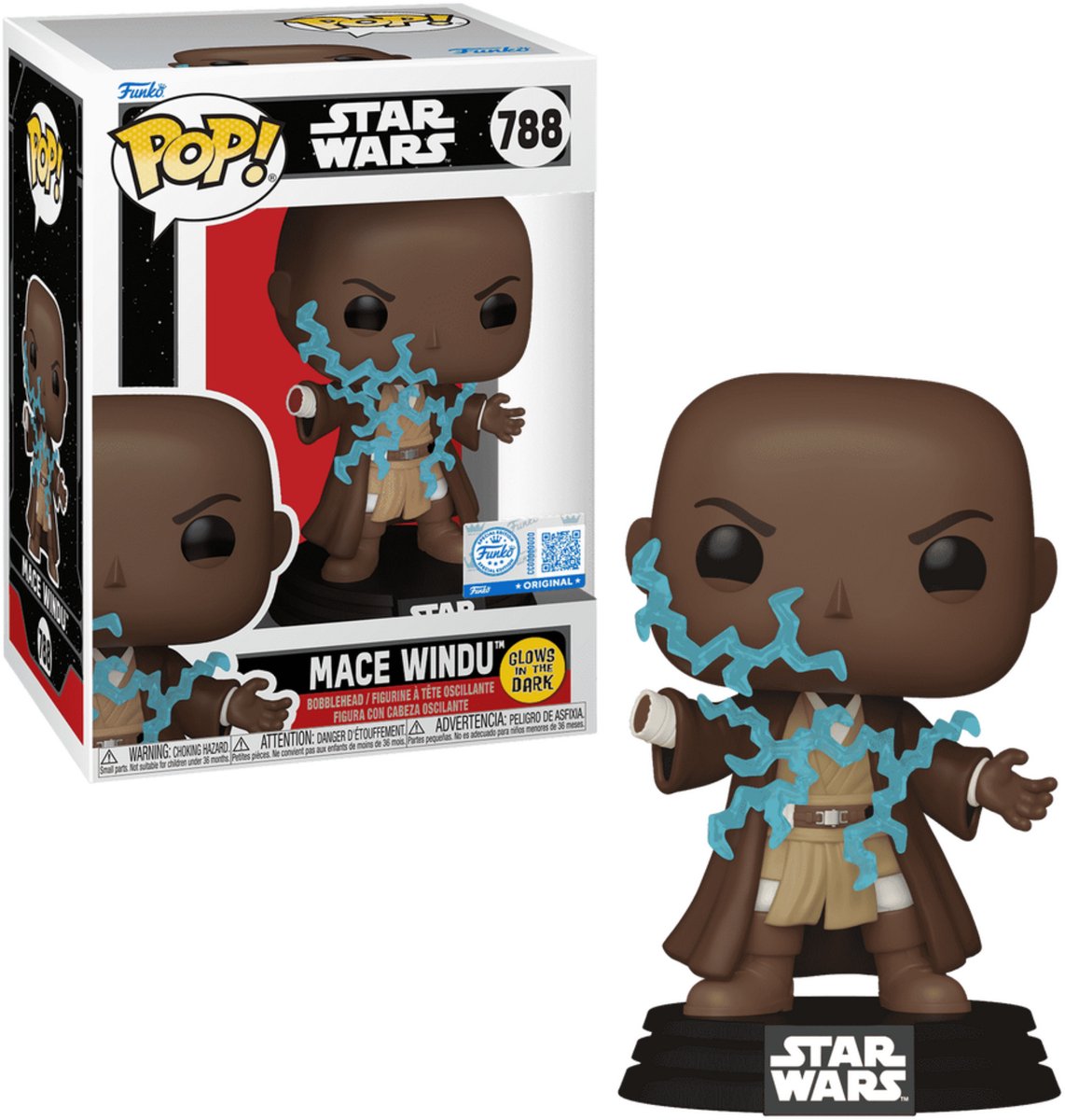 Funko-pop ! Star Wars 788 Mace Windu exclusif