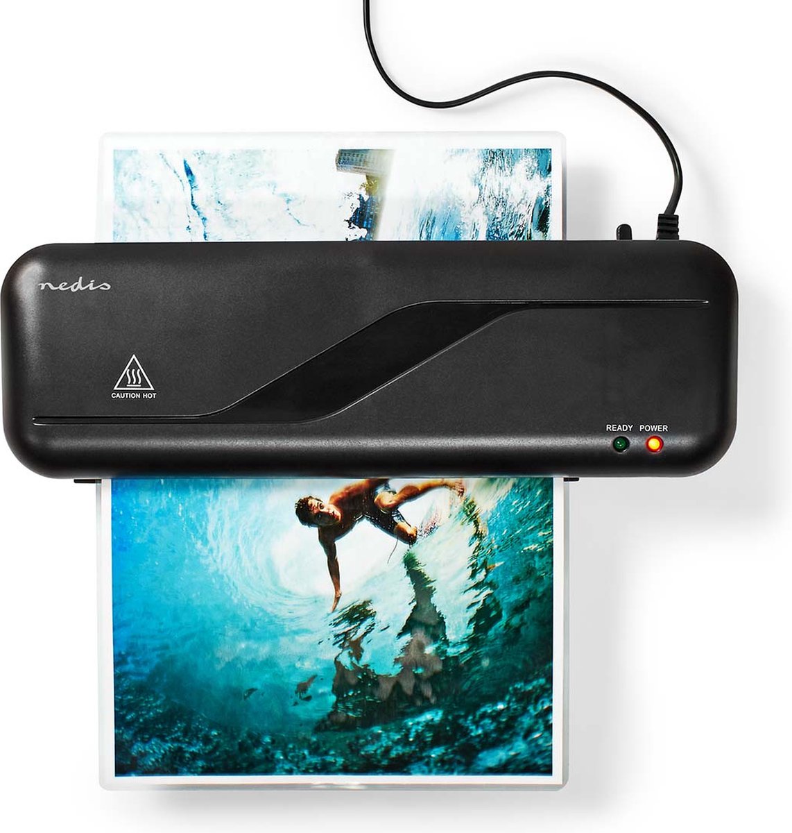 Machine à plastifier Nedis a4 – 230 mm min – 125 microns – noire
