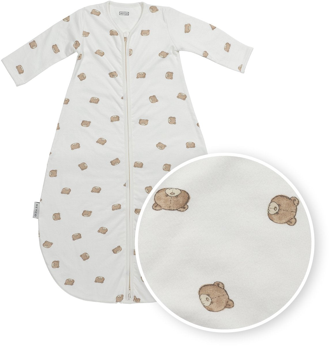 Meyco baby Bear gigoteuse ronde - multicolore - 90 cm - 1,0 tog