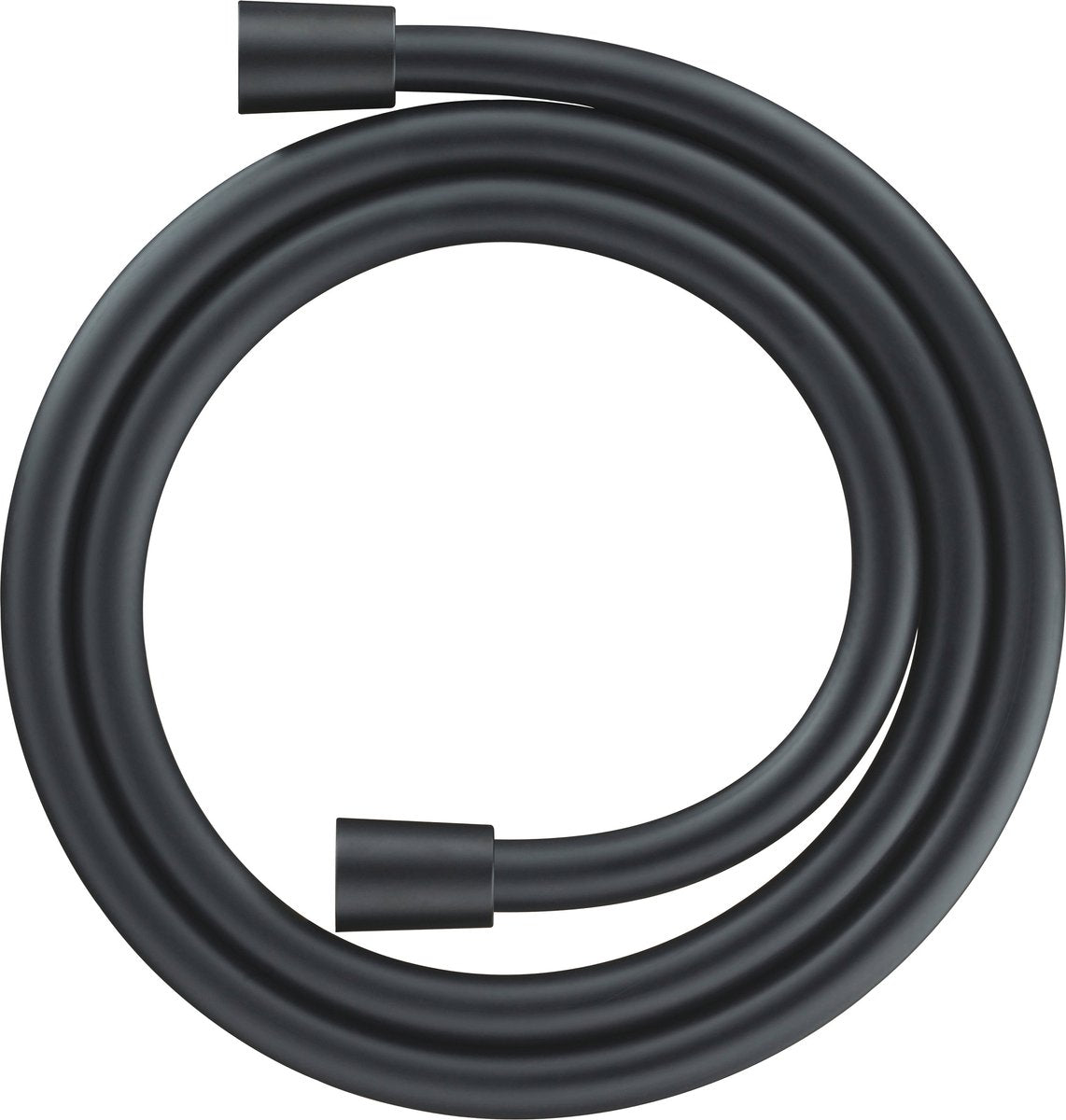 Flexible de douche Duravit 160 cm – anti-torsion rotatif – butée de torsion – plastique – raccord universel – noir mat