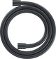 Flexible de douche Duravit 160 cm – anti-torsion rotatif – butée de torsion – plastique – raccord universel – noir mat
